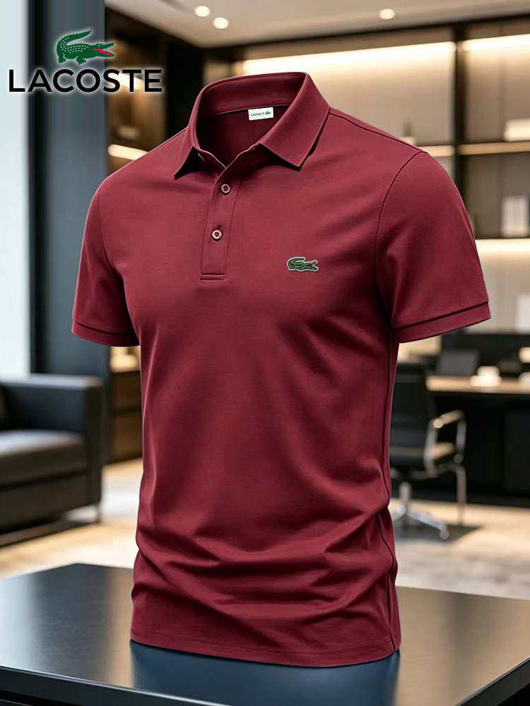 Classic LACOSTE polo shirt! [Unisex] Available in 20 colors! Made from high-quality fabric / soft and comfortable / pill-resistant / retains its shape / colorfast.