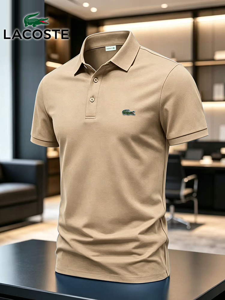 Classic LACOSTE polo shirt! [Unisex] Available in 20 colors! Made from high-quality fabric / soft and comfortable / pill-resistant / retains its shape / colorfast.