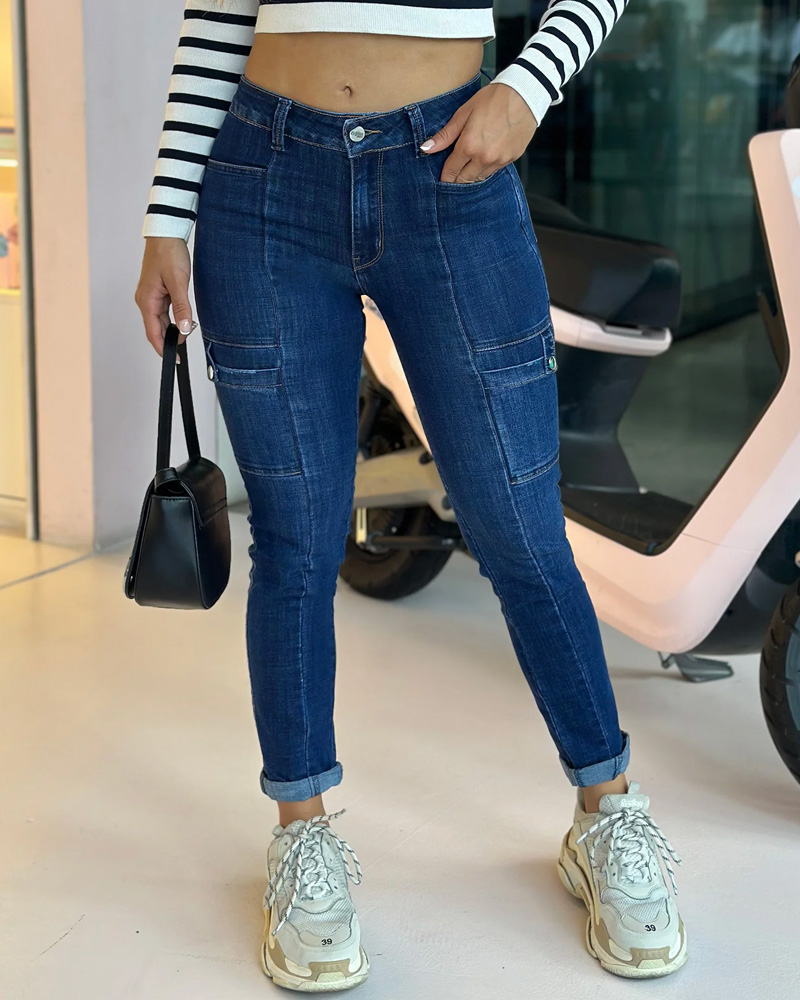 Pocket Skinny Jeans